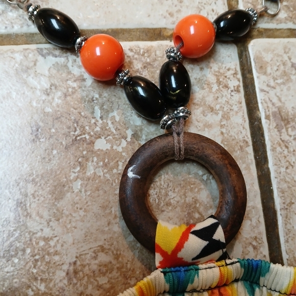 #0226 Womens Aztec Print Maxi Strapless Magic Dress Size Medium - Picture 3 of 16